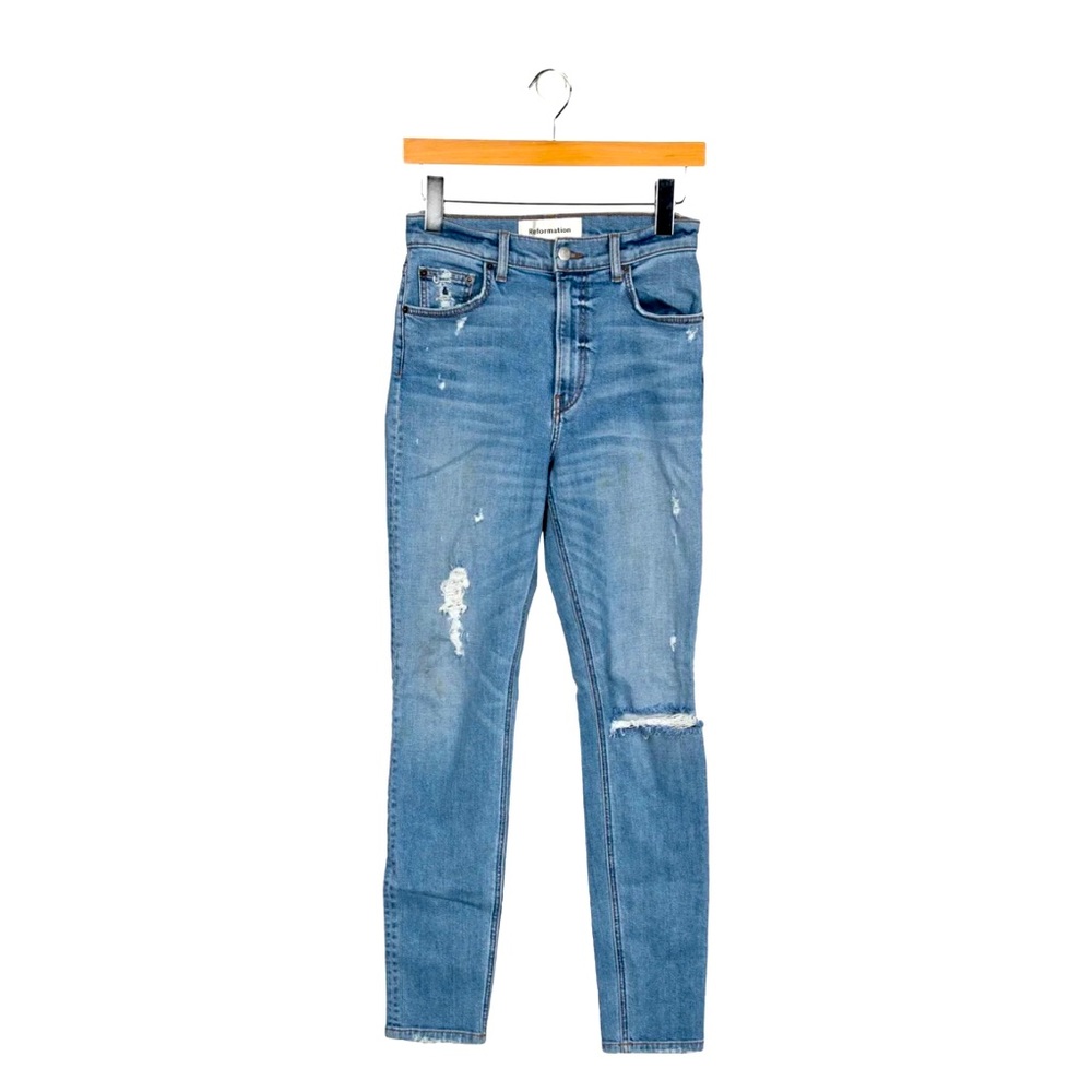 Reformation Mid Rise Skinny Jeans